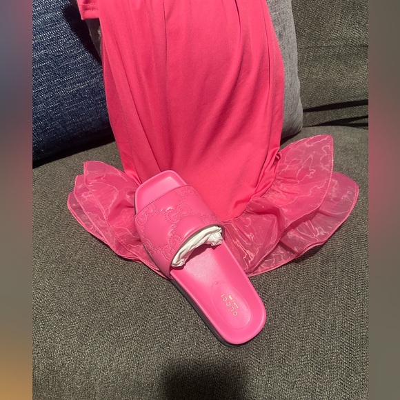 Brand new Gucci pink slides/ sandals! Size 38 US size 8 - Picture 8 of 8